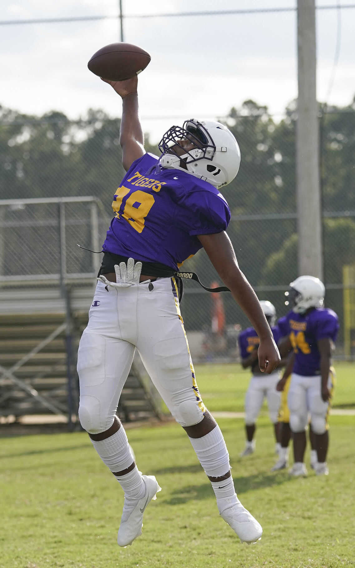 Wilson High School football practice
